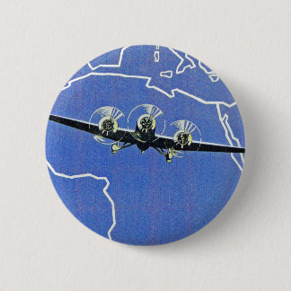 Sabena ~ Belgique Congo 6 Cm Round Badge