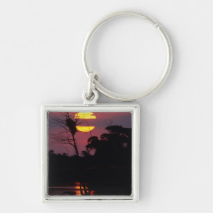 Sabi River At Sunset, Kruger National Park Key Ring