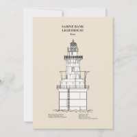Sabine Bank Lighthouse - Texas - SBD