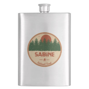 Sabine National Forest Hip Flask