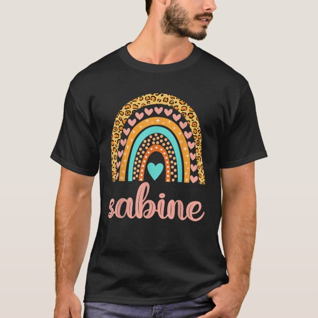 Sabine Sabine Name Birthday Gift T-Shirt (Front)
