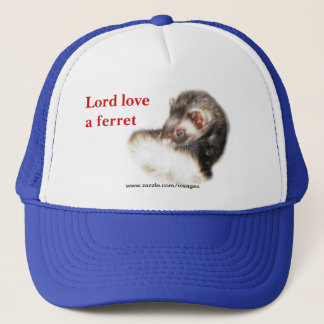 Sable Ferret Picture Trucker Hat