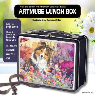 SABLE the Sheltie Metal Lunch Box