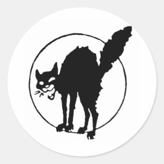 Sabo Cat Classic Round Sticker