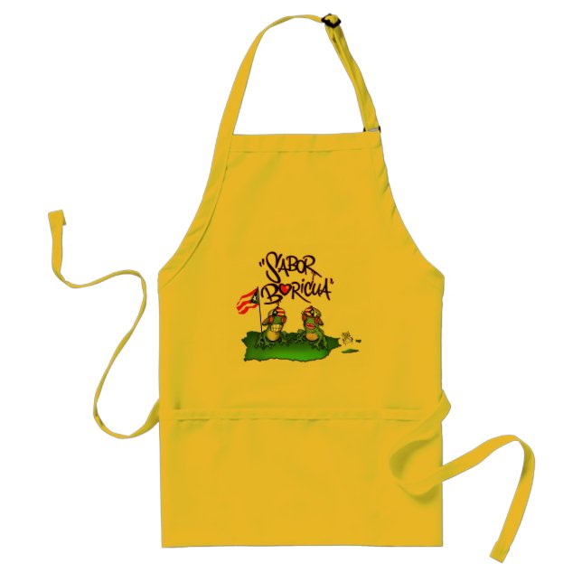 Sabor Boricua "Coqui" cooking apron (Front)