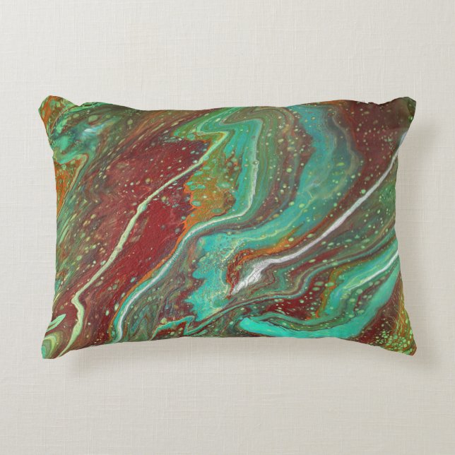 Sabre Dance 1 Abstract Pillow (Front)