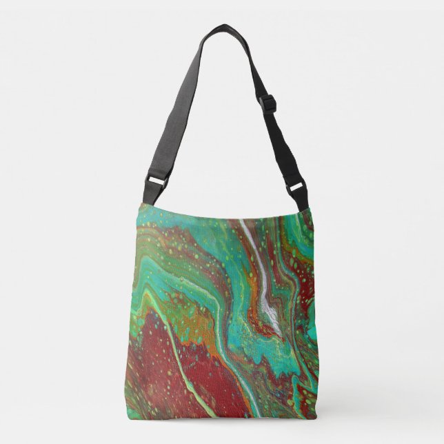 Sabre Dance 2 Wild Abstract Tote (Front)