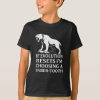 Sabre Tooth Tiger Evolution Reset Vintage Animal L