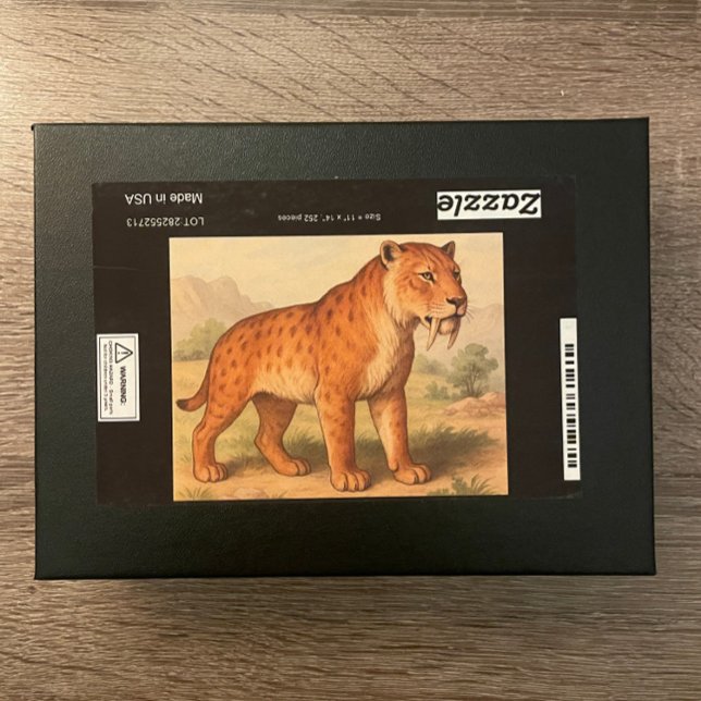 Sabre-Tooth Tiger Natural History Puzzle (Creator Uploaded)