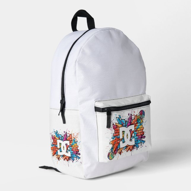 sac école DC Printed Backpack (Back Corner Left)