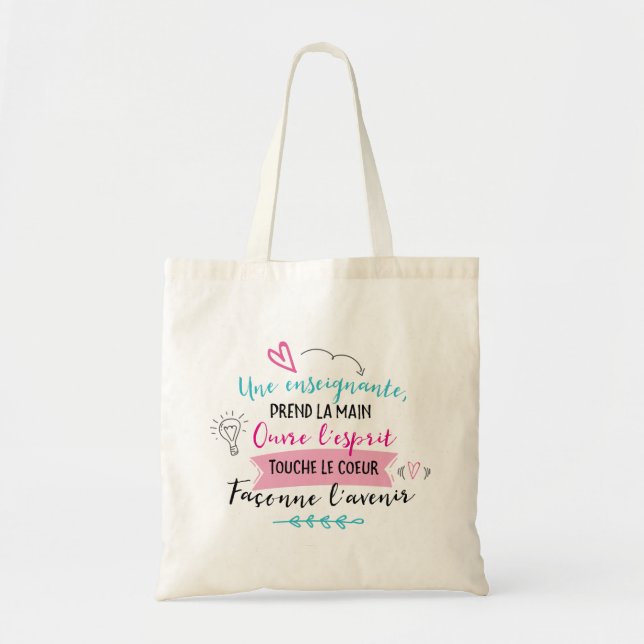 Sac enseignante tote bag (Front)