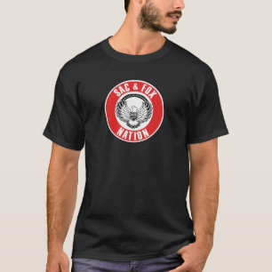 sac fox flag american native usa ethnic symbol ind T-Shirt