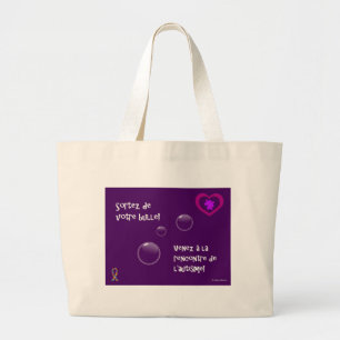 Sac Sortez de votre bulle Large Tote Bag