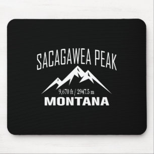 Sacagawea Peak Montana Climbing Summit Club Outdoo Mouse Pad
