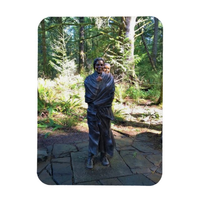 Sacagawea Statue, Fort Clatsop, Astoria, Oregon Magnet (Vertical)