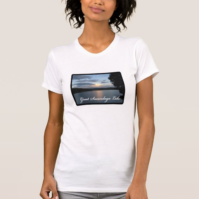 Sacandaga Clouds Tee Shirt (Front)
