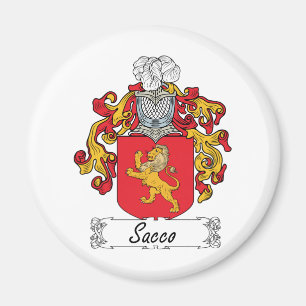 Sacco Family Crest Magnet