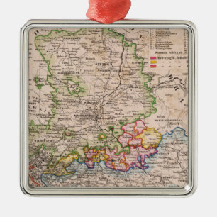 Sachsen, Anhalt Metal Tree Decoration