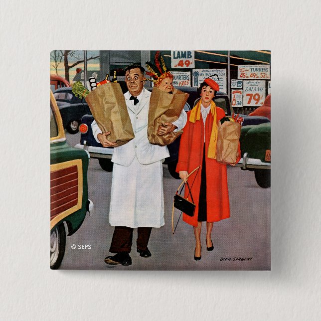 Sack Full of Trouble 15 Cm Square Badge (Front)