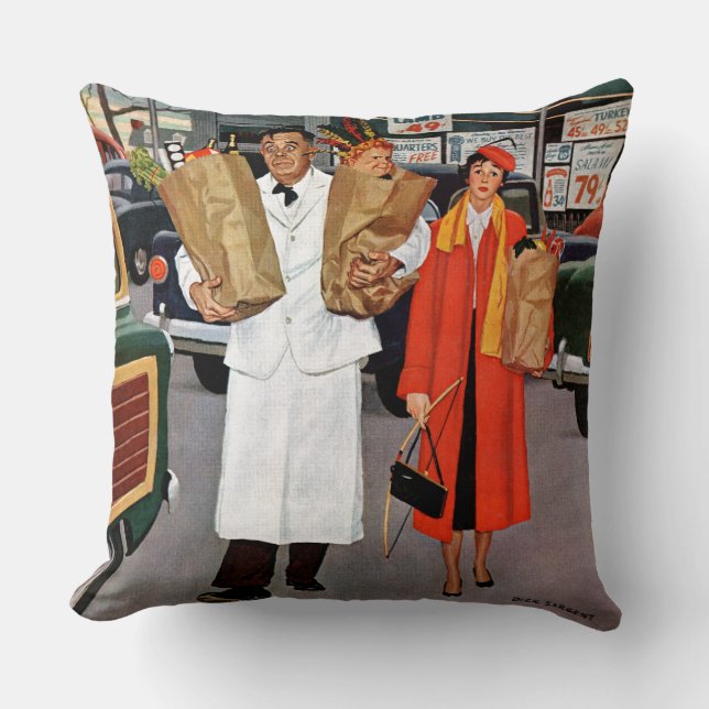 Sack Full of Trouble Cushion (Front)