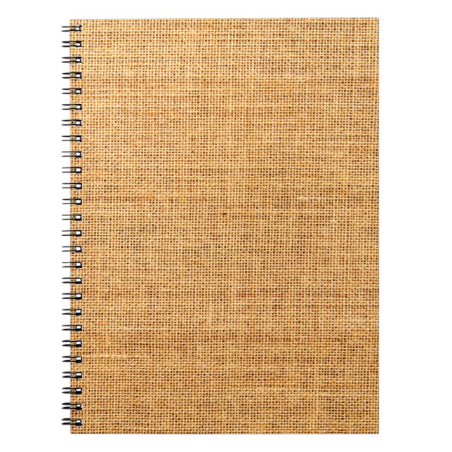 Sackcloth texture for background notebook (Front)