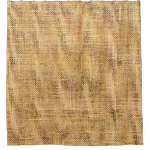 Sackcloth Texture: Rustic Background Essence Shower Curtain