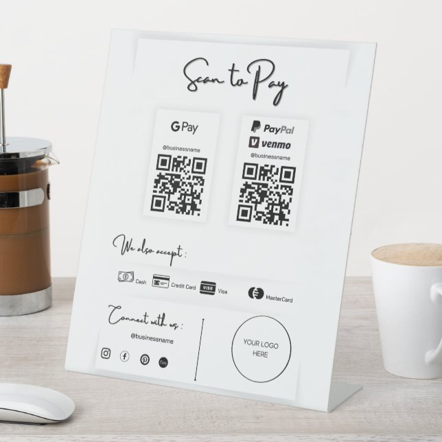 Sacn to Pay Pedestal Sign (In SItu)