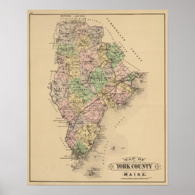 Saco, Biddeford Poster (Front)