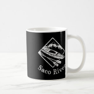 Saco River Kayak Kayaking Boating Rapids Canoe Pad Coffee Mug