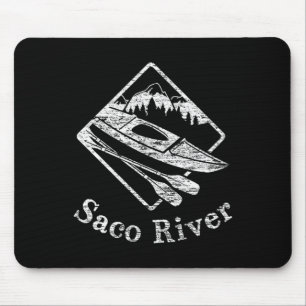 Saco River Kayak Kayaking Boating Rapids Canoe Pad Mouse Pad