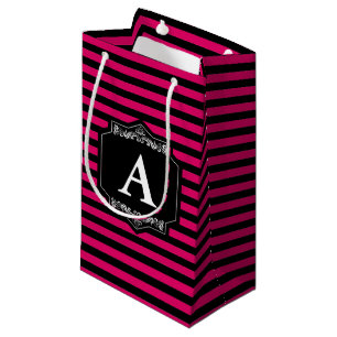 Sacola Presents Pink Monogram Small Gift Bag