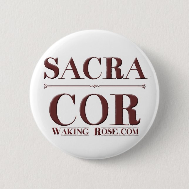 Sacra Cor button (Front)