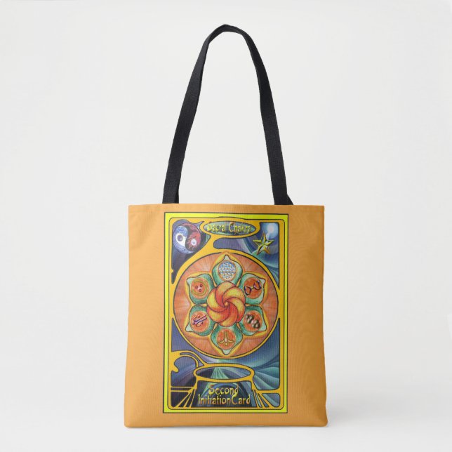 Sacral Chakra Mandala Tote Bag (Front)