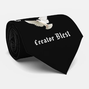 Sacrament Confirmation Dove Spirit Black White Tie