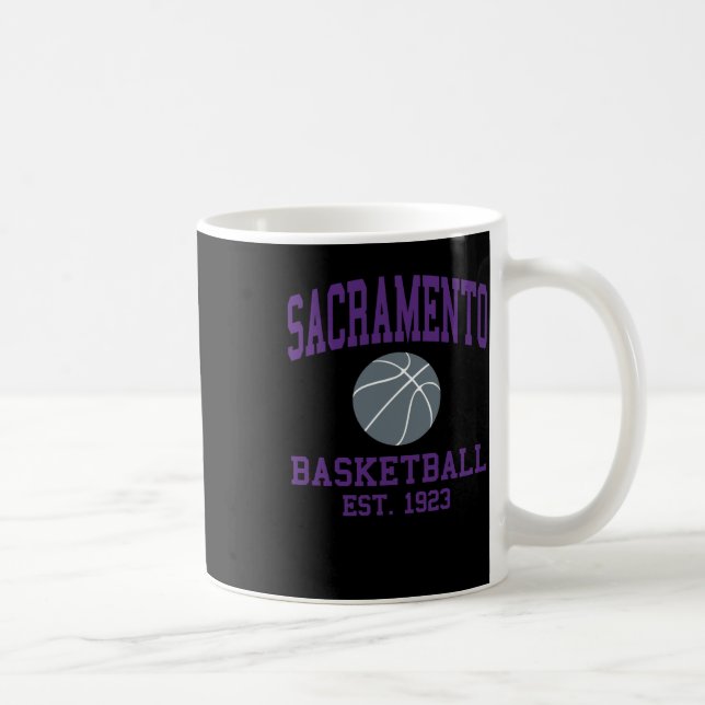 Sacramento Basketball  Coffee Mug (Right)