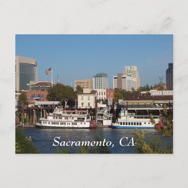 Sacramento, CA Postcard (Front)