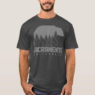 Sacramento California Bear Grizzly Pride Outdoor V T-Shirt