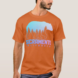 Sacramento California Bear Grizzly Pride Outdoor V T-Shirt