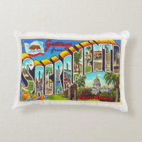 Sacramento California CA Large Letter Postcard