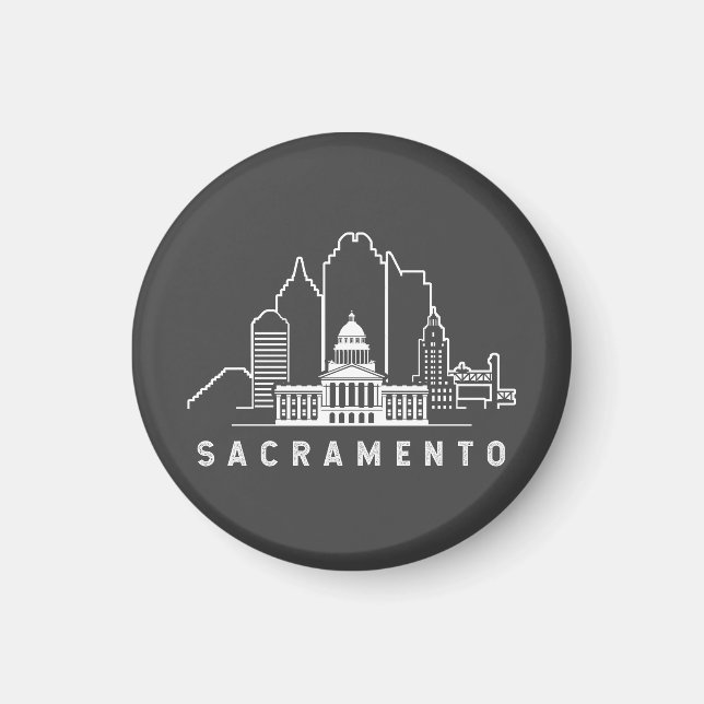 Sacramento California Magnet (Front)