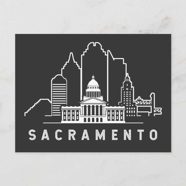 Sacramento California Postcard (Front)