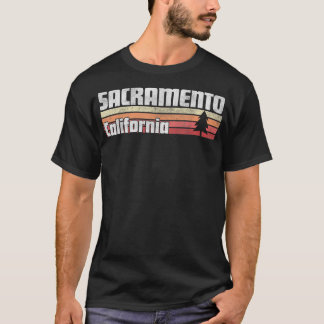 Sacramento California Retro Style Vintage 70s 80s  T-Shirt