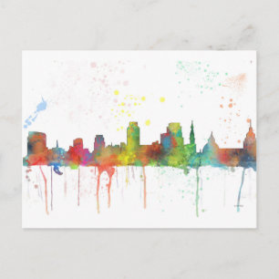SACRAMENTO, CALIFORNIA SKYLINE POSTCARD