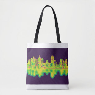 Sacramento California Skyline Tote Bag