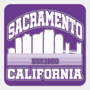 Sacramento,California Square Sticker
