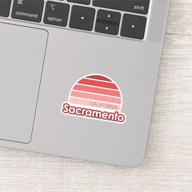 Sacramento California Sticker (Detail)