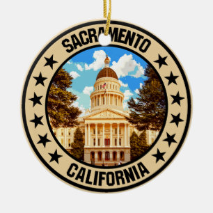 Sacramento                                         ceramic tree decoration