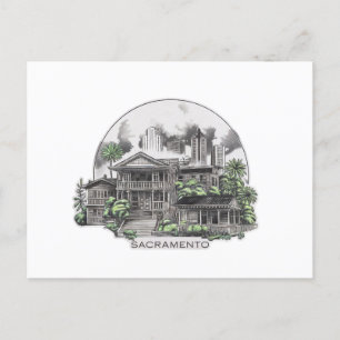 Sacramento City California USA Postcard