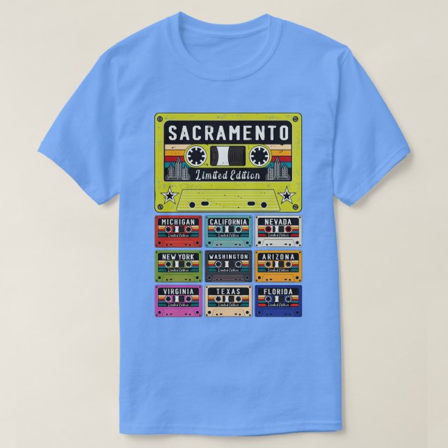 Sacramento City retro T-Shirt (Design Front)