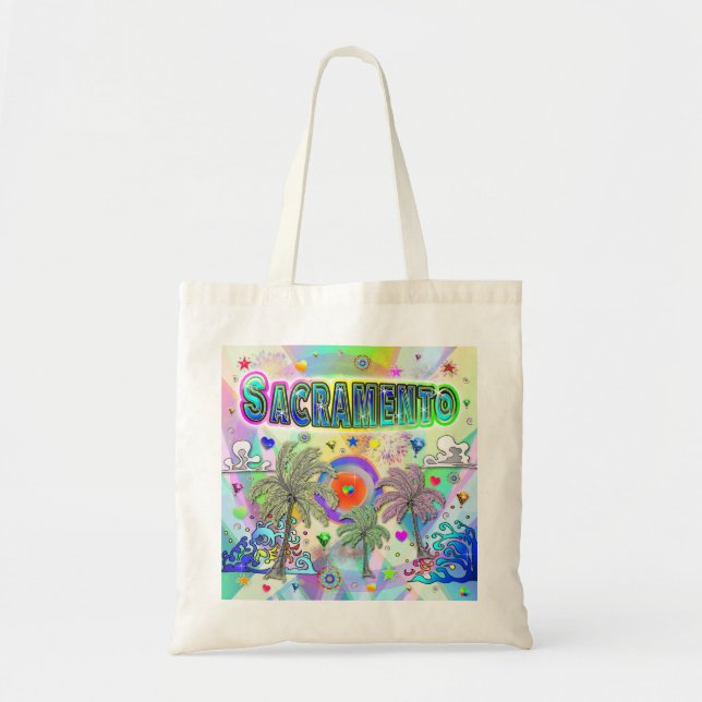 Sacramento Deep Dream Tote Bag (Front)